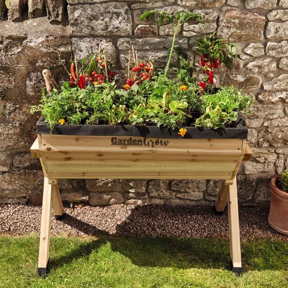 Wooden Raised Planter 