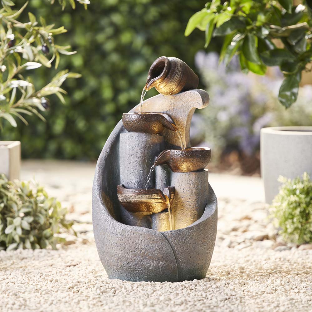 Serenity Cascading Vase Water Feature | Suttons