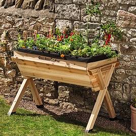 Wooden Raised Planter | Suttons