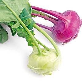 Kohlrabi Purple and White Vienna Mix - Seeds