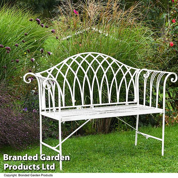 Wrought Iron Versailles Garden Bench