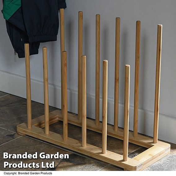 Bamboo Boot Stand