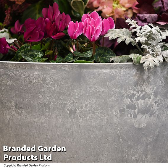 Caesar Marble Effect Bowl Planter