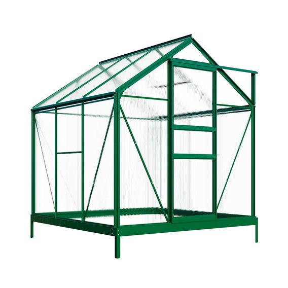 Garden Grow Traditional Greenhouse 6.2 X 6.2 X 6.6ft - Green