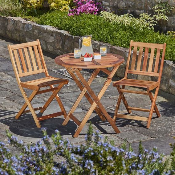 Garden Life Acacia Hardwood Bistro Set