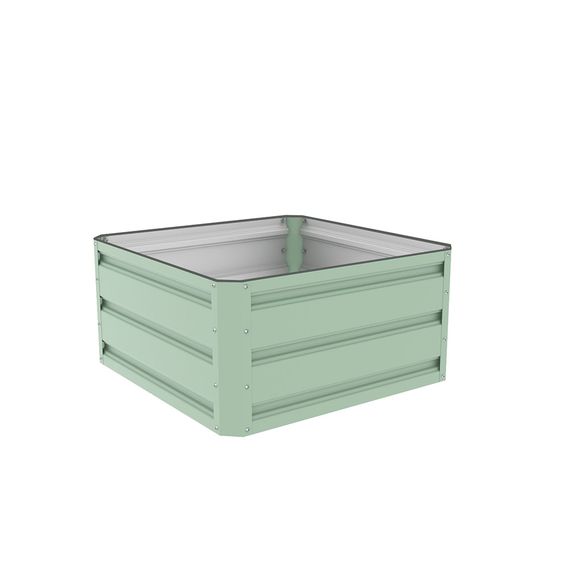 Metal Raised Garden Bed - Light Green