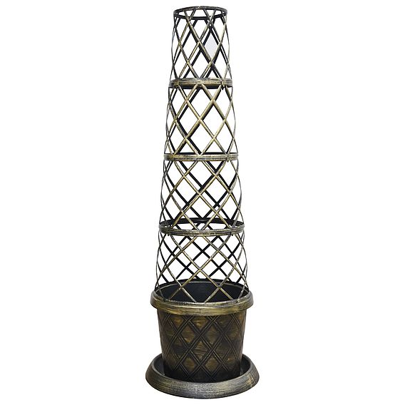 Black & Gold Tower Pot™