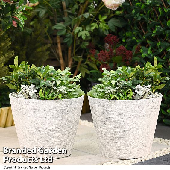 Grey Stone Effect Planter