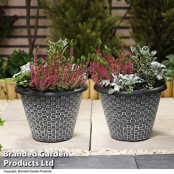 Weave Effect Planter