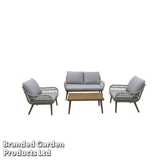 4 Seater Aluminium Lounge Set