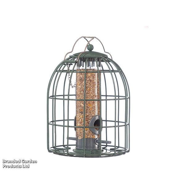 The Nuttery Squirrel-Proof Compact Seed Feeder Ocean Green