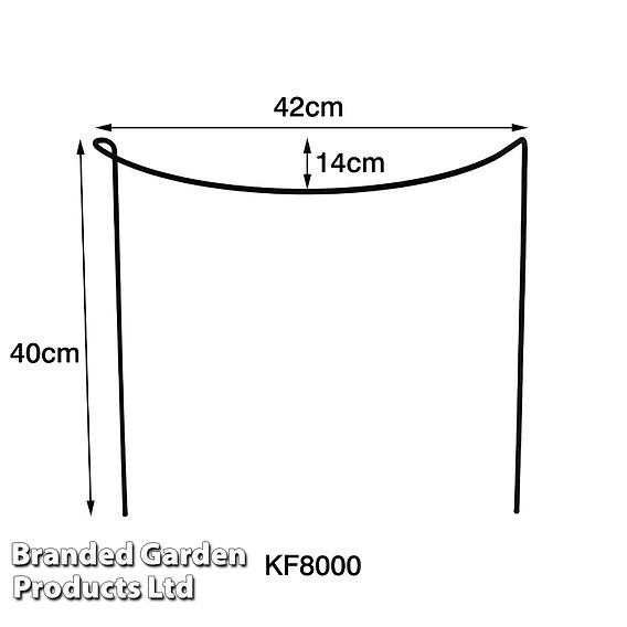 Half Round Plant Support