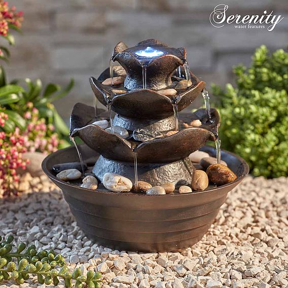 Serenity Table-Top Oriental Water Feature