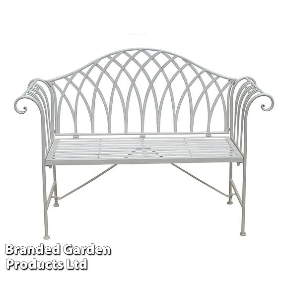 Wrought Iron Versailles Garden Bench