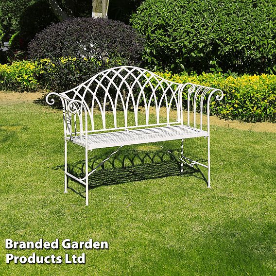 Wrought Iron Versailles Garden Bench