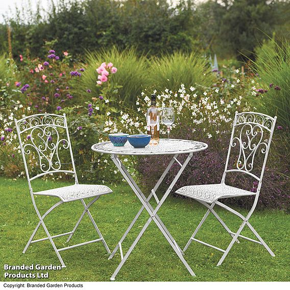 Wrought Iron Garden Bistro Set