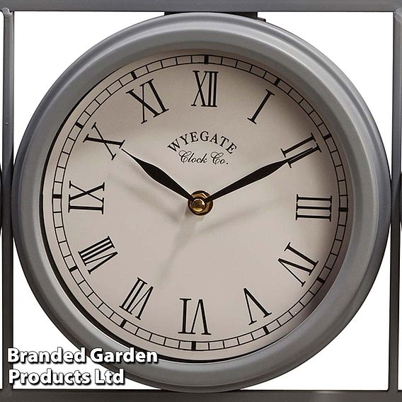 Garden Wall Clock - Black